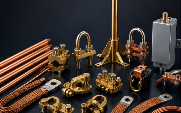 Earthing Rods, Clamps & Couplers